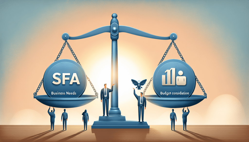 在 SFA 和 CRM 之间做出决定